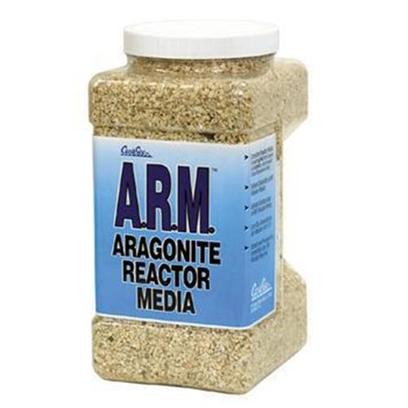 Carib Sea Presents Carib Arag Reactor Media A.R.M. 1gal (8lbs). Arm™ Fine is for Most Downflow Reactors, Fludized Bed Type Reactors, and all Uplflow Reactors Other than Rapid Upflow Type. It is a Complete Reactor Media Containing not only Calcium and Carbonate, but Essential Trace Elements as Well. In Fact, Arm™ has Nearly 50 Times the Strontium of Other Brands (7390 Ppm). Arm™ is Processed for Immediate Use, no Rinsing Required, and has Double the Surface Area of Regular Aragonite. Precision Grading (2-3mm) Allows for Maximum Carbon Dioxide Penetration, and the Exclusion of Gastropod Shells Insures the Lowest Phosphate (Less than 1/10 of 1 Ppm) Content. This Grading also Carries in the Highest Concentration of Halimeda Incrassata, an Aragonite so Pure it has been Used as a Laboratory Standard. Arm™ has the Highest Solubility of any Reactor Media Available (Metastable at 8.2) so Typical Co2 Consumption is Much Lower. 1 Gal [28728]
