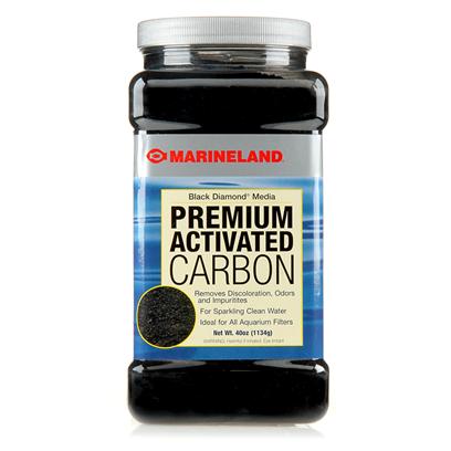 Marineland Presents Marineland (Ml) Black Diamond Carbon 40oz. Premium Activated Carbon Eliminates Discoloration, Odors, and Impurities...And Keeps on Doing it Long After Other Carbons Quit. Heat-Activated Bituminous Coal-Based Black Diamond Granules are Specially Sized and Far More Efficient than Inferior Coconut, Wood or Peat-Based Carbons. And Now, New and Improved Black Diamond Works Twice as Fast. 24 Per Case .438 Pounds [28823]