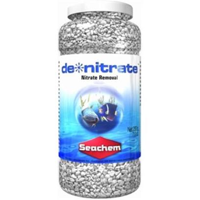 Seachem Laboratories Presents Seachem de*Nitrate Nitrate Remover 1 Liter. Denitrate™ is an Economical, Natural, Porous Material with a Pore Distribution and Geometry that Promotes Both Aerobic Nitrification Within the First Few Millimeters of Depth and Anaerobic Denitrification at the Core. The Material has a High Surface Area and Supports a High Density of Bacteria. Although de Nitrate™ has Capacity to Trap Nitrate, this, as with Other Nitrate Retaining Materials, Such as Certain Zeolites and Synthetic Resins, is Quite Limited and the Primary Mechanism of Nitrate Removal is Anaerobic. [28870]