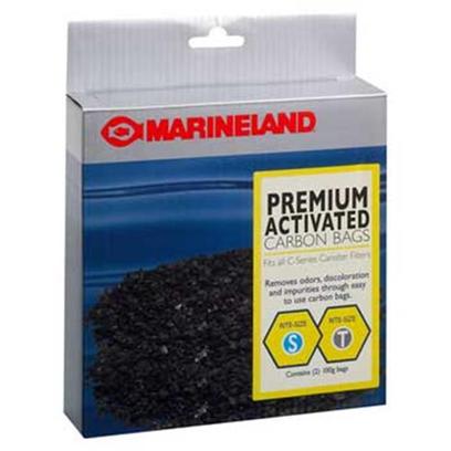 Marineland Presents Marineland (Ml) Carbon Bags-100g 2 Pack. Each Carbon Filter Bag Removes Odors, Discoloration, and Impurities. For Best Results, Change Carbon Every Three Weeks. [29017]
