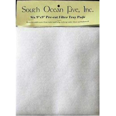 South Ocean Five Presents Ocean Pre-Cut Felt Pad 7 X 7' - 6 Pack. Pre-Cut Six-Pack Pads are Made from 7 Oz. Micron Material. [29038]