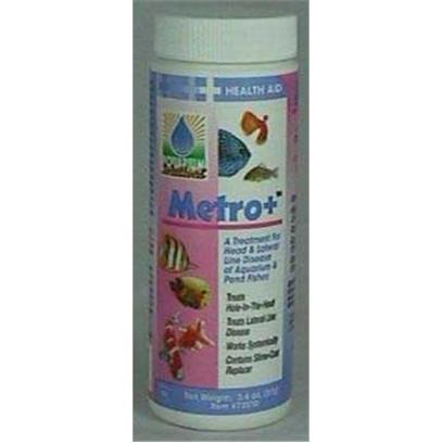 Hikari Usa Presents Hikari Metro+ 3.4oz. Metro+™ is a Powdered Formula that was Developed to Offer the Hobbyist an Effective Way to Treat Lateral Line and Hole-in-the-Head Diseases Suffered by their Pond, Freshwater or Marine Fishes. This Revolutionary, Extremely Safe and Super Effective Product Offers you Benefits no Other Similar Medication Can! [29148]