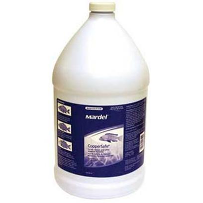 Virbac Presents Mardel Coppersafe-Freshwater/Saltwater 16oz. Will Affectively Treat Ich, Protozoan Velvet, and Parasites. Invertabrates Must be Removed Before Treatment Begins. Coppersafe may also be Harmful to Plants and some Snails. [29189]