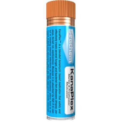 Seachem Laboratories Presents Seachem Kanaplex 5gm 100gm. Kanaplex™ is a Blended Kanamycin Based Medication that Safely and Effectively Treats Several Fungal, and Bacterial Fish Diseases (Dropsy, Popeye, Fin/Tail Rot, Septicemica). Because it is Absorbed by Fish it is Useful in Treating Internal Infections in Those Situations where Food is Refused. It does not Adversely Affect the Filter Bed and is Easily Removed with Carbon. To Enhance Palatability Use with Garlicguard ™. Food may be Refrozen. For Use in Freshwater or Marine Aquaria. [29228]
