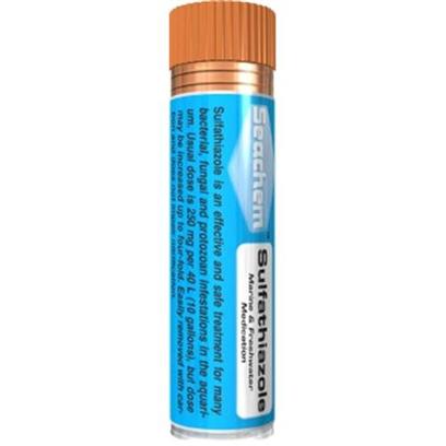 Seachem Laboratories Presents Seachem Sulfathiazole 10 Gram. Sulfathiazole™ is an Effective and Safe Treatment for Many Bacterial, Fungal and Protozoan Infestations in the Aquarium. Easily Removed with Carbon and does not Impair Nitrification. [29241]