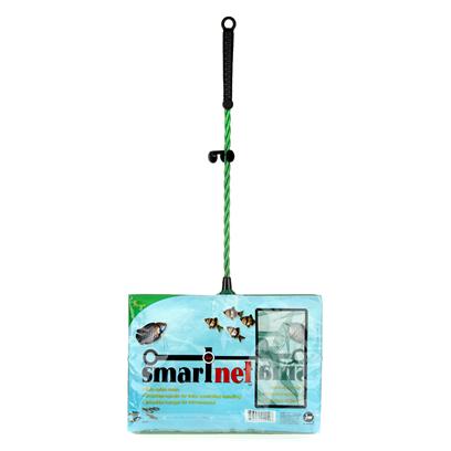 Jw Pet Company Presents Jw Pet Company (Jw) Smartnet Net Fine 5' Coarse Long Handle. This 8" Fine Smartnet has Ultra Soft Nylon Mesh to Gently Cradle More Delicate Species of Aquarium Fish and to Help Protect Delicate Scales. Each Smartnet Offers a Textured and Stylized Comfort Grip Handle with a Unique Hanger to Hang the Net Right on the Tank! This 8" Size is Suitable for Fish Up to 7" Color Green. No Inners. Case Qty 144 [29265]