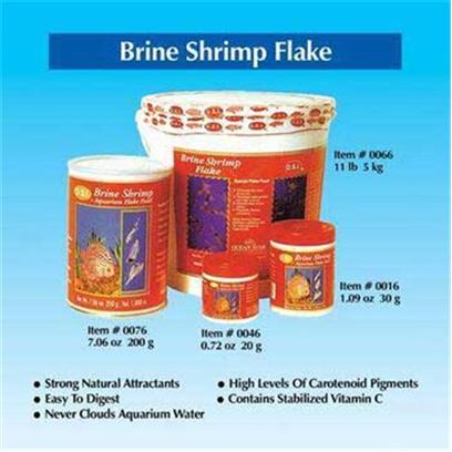 Ocean Star International Presents Ocean Star International (Osi) Flake Brine Shrimp 1.09oz. O.S.I. Marine Flake Food is a Basic Diet Formulated to Include High Levels of Plant and Animal Oils to Provide Needed Highly-Unsaturated Fatty Acids. A Wide Variety of Plant and Animal Protein Sources Stimulate Good Growth. Natural Color-Enhancing Pigments, Spirulina and all Vitamins Necessary for Good Health are Included. [29399]