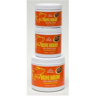 Zoo Med Laboratories Presents Zoo Brine Shrimp Flake Medium (Med) Aquatrol 4oz. Zoo Meds Brine Shrimp Fish Food Flakes Combine Ample Quantities of High Quality Freeze Dried Brine Shrimp, Krill and Plankton. This Premium Food Provides your Fresh or Saltwater Fish with More of the Ingredients they Desire. It also Provides them with Brilliant, Natural Color Enhancement and Growth. For Daily Feeding of Fresh or Saltwater Fish. Balanced High Protein Diet for Color and Growth. [29514]