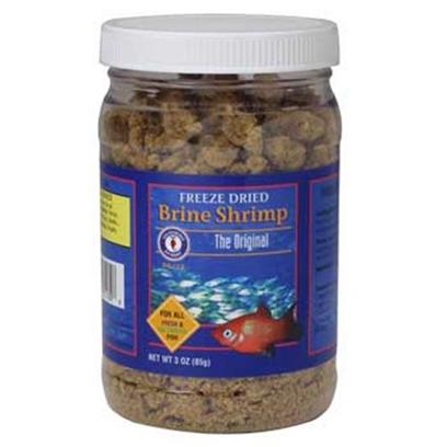 San Francisco Bay Brand Presents San Francisco Bay Brand (Sf) Freeze Dry Brine Shrimp Dried 20gm. Have a Finicky Eater? It will be Love at First Bite! These Shrimp are Raised in Saltwater Ponds that are Rich in Algae and Diatoms. Even Herbivores Love Them. San Francisco Bay Brand Brine Shrimp Rank at the Top of the Nutritional Charts in High Levels of Essential Fatty Acids, Protein, and Pigments. Recommended for all Freshwater Algae Eaters, Angels, Discus, Goldfish, Tetras, Barbs, Cichlids, Gouramis, Live Bearers, Loaches, Eels, Catfish, African Cichlids, Sharks, Silver Dollars and all Saltwater Angelfish, Butterfly Fish, Damsels, Clownfish, Groupers, Eels, and Tangs. [29693]