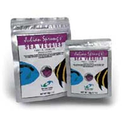 Two Little Fishies Presents Tlf Sea Veg-Purple Seaweed 1oz (Pouch). Julian Sprung's Seaveggies Purple Seaweed (Porphyra Umbilicalis) Super Nutritious Natural Purple Seaweed. Ideal for Marine Herbivores Such as Tangs and Surgeonfish, Moorish Idols, Parrotfish, Angelfish, Large Butterflyfish, and Herbivorous Freshwater Fishes, Such as Cichlids and Goldfish. [29730]