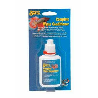 Aquarium Pharmaceuticals Presents Aquarium Pharmaceuticals (Ap) Betta Water Conditioner 1.25oz. Instantly Makes Water Safe for Bettas by Removing Chlorine, Chloramine and Heavy Metals from Tap Water and Adding Electrolytes. It also Detoxifies Deadly Ammonia and Aids in Healing with the Power of Aloe Vera. 1-1/4 Oz. Bottle on Card [29758]