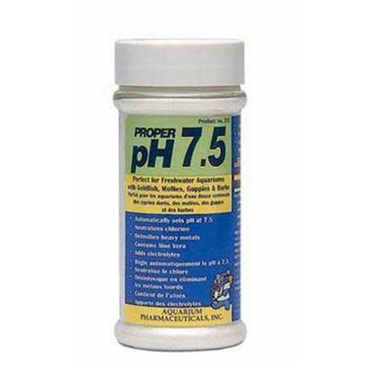 Aquarium Pharmaceuticals Presents Aquarium Pharmaceuticals (Ap) Proper Ph 7.0 2/12gm (Treats 10gal). Easy-to-Use, Fast Dissolving Powder that Automatically Sets and Stabilizes Ph at 7.5 while Neutralizing Chlorine and Detoxifying Heavy Metals. Contains Aloe Vera and Electrolytes to Reduce Fish Stress. Use when Setting Up Aquarium or Changing Water. [29777]