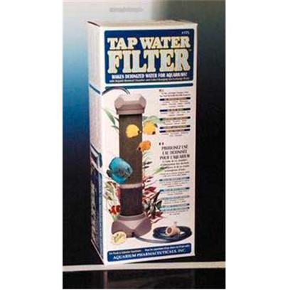Aquarium Pharmaceuticals Presents Aquarium Pharmaceuticals (Ap) Tapwater Filter Purifier Deionizer Unit with Cartridge. Single Cartridge Tap Water Filtration System; Filters 10 Gallons of Water Per Hour with no Waste. One Unit in Box Filters 10 Gallons of Water Per Hour [29802]