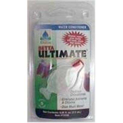 Hikari Usa Presents Hikari Betta Ultimate .08oz. Betta Ultimate Offers an Easy-to-Use Dispenser and Treats 16 Ounces of Water with just One Drop. The Product Cannot be Overdosed and Residual Product in the Water will Remove Ammonia Put there by your Betta. Give your Betta the Best Environment Possible Using Betta Ultimate's Patented Technology and Ordinary Tap Water! 0.08 Oz Bottle Treats 5 Gallons. [29895]