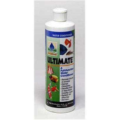 Hikari Usa Presents Hikari Ultimate Cloram-X 16oz. Ultimate is the World's First Full-Function Water Conditioner. With Everything you Need in One Bottle to Maintain a Superior Environment for your Aquatic Pets. For New Setups Ultimate Instantly "Ages" Water Allowing you to Enjoy your Pets in Action Quicker without Fear of the Negative Impact of Toxic Chloramine, Ammonia, Chlorine, Heavy Metals or Nitrite. [29906]