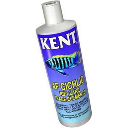 Kent Marine Presents Kent Marine (Kent) Cichlid Trace African Rift Lake Elements 8oz. Replaces Biologically Important Trace Minerals which are Used by Fish and Plants and Removed through Filtration in African Cichlid and Other Rift Lake Fish Tanks. This is the Most Complete Product on the Market for Africans, Nothing Like it Exists Anywhere! You will see Vibrant Colors Like Never Before! Also will Benefit Most American Cichlids Whose Native Waters are Hard and have a Ph above 7.8! Free of Polluting Nitrates, Phosphates, and Organic Chemicals! [29949]