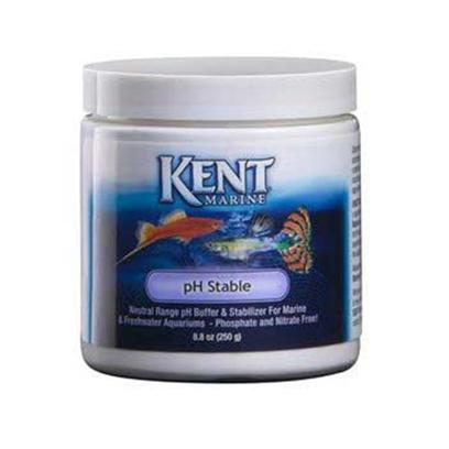 Kent Marine Presents Kent Marine (Kent) Ph Stable 250 Gram. Description Safely Raises Ph of Tap or Aquarium Water when Used as Directed. The Use of a Good Ph Test Kit is Absolutely Necessary while Using this Product, and the Use of an Alkalinity Test Kit is Strongly Recommended! Caution! Many Electronic Ph Pens and Probes Drift over Time and Frequent Calibration with a Good Test Kit is Strongly Recommended! [29958]