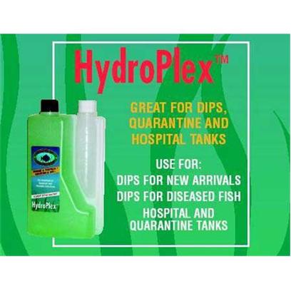Ruby Reef Presents Ruby Hydroplex Reef 2liter. Hydroplex is a Water Treatment for Control of Bacteria, External Parasite and Fungi and Algae. A Great Dip for New Livestock and Plants. Dose 1 Oz. Of Hydroplex Per Quart of Water when Used as a Dip for New Arrivals or as a Dip for Diseased Fish. [30044]