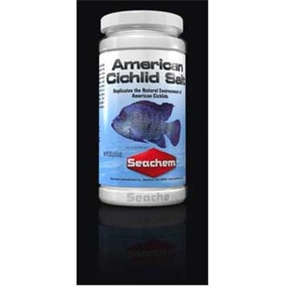 Seachem Laboratories Presents Seachem American Cichild Salt Cichlid 250 Gr. A Chemically Sound Blend of Salts Designed to Replicate the Natural Environment of American Cichlids. Contains all Physiologicallu Essential Elements Such as Magnesium, Calcium, Sodium, Potassium, and Includes Trace Components Such as Iron, Aluminum, and Iodide. Restores and Maintains Important Trace Elements Between Water Changes. [30061]