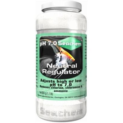 Seachem Laboratories Presents Seachem Neutral Regulator Ph 7.0 500gm. Neutral Regulator™ Adjusts Ph to Neutral (Ph 7.0) from Either a Low or High Ph and Maintains it There. It Softens Water by Precipitating Calcium and Magnesium while Removing any Chlorine, Chloramine, or Ammonia. The Use of Neutral Regulator™ Makes Other Conditioning Unnecessary. To Lower Ph Below 7.0 Use Neutral Regulator™ with Acid Regulator™ (or Discus Buffer™). To Raise Ph above 7.0 Use with Alkaline Regulator™. All of these Products will Enhance and Stabilize the Freshwater Aquarium Environment. [30125]