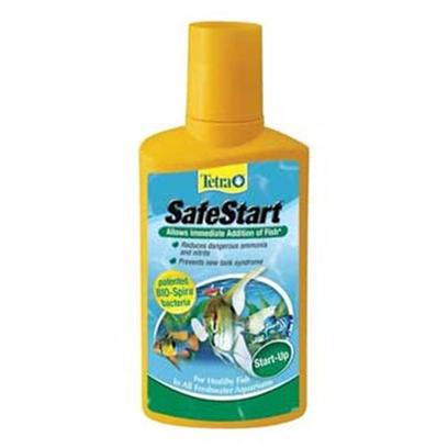 Tetra Usa Presents Tetra Safestart 100ml. Safestart Accelerates the Establishment of the Bio-Filter in Newly Set-Up Freshwater Aquariums. The Live Bacteria Start Working Immediately to Provide a Safe and Healthy Environment for your Fish without the Long Wait. Safestart can also be Used After a Water Change, when Adding New Fish or After Medicating. 1.69 Oz [30188]