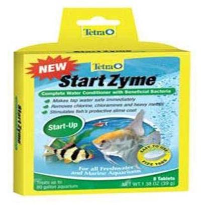 Tetra Usa Presents Tetra Startzyme Tabs 8tab Tank Buddy Tablets. Complete Water Conditioner with Beneficial Bacteria Tetra Fizz Tabs are Fast-Dissolving, Premeasured Tablets that Make Caring for an Aquarium Faster, Easier and More Convenient Neutralizes Chlorine, Chloramines, Heavy Metals Contains Beneficial Bacteria and Enzymes to Establish the Biological Cycle Treats 10 Gallons [30189]
