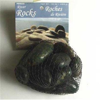 Panacea Products Presents Pan River Rock 1lb Dark Green Polished Bag. Green 1 Lb [30299]
