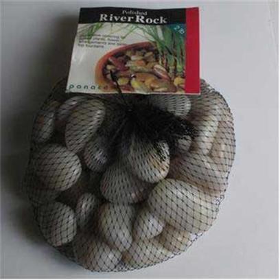 Panacea Products Presents Pan River Rock 2lb White Polished Bag. White 2 Lb [30304]