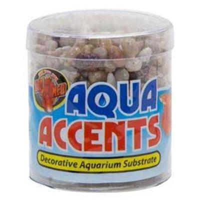 Zoo Med Laboratories Presents Zoo Light River Pebbles 1/2lb Aqua Accents. • Epoxy Coated Aquarium Gravel/Sand Safe for all Freshwater and Saltwater Aquariums. • Excellent for Fishbowls or Nano Tanks. • no Rinsing Necessary. Will not Cloud Water. 1/2 Lb [30329]