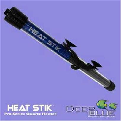 Deep Blue Professional Presents Deep Blue Heat Stik Quartz Heater 10' - 50watt. Maximum Strength Quartz Silica Tube which is Shatter Resistant & More Durable than Conventional Glass Heater. 'Easy Set' Thermostat Provides Precise and Accurate Thermal Control. Includes Gravel Guard and Suction Mounting Brackets for Horizontal or Vertical Positions. Completely Submersible. Safe and Reliable for Both Freshwater & Marine Aquariums. [30374]