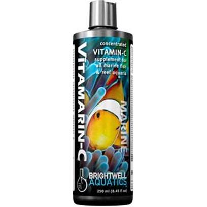 Brightwell Aquatics Presents Brightwell Aquatics (Bwell) Vitmarin-C Vitamarin-C Vitamin C Supplement 17oz 500ml. • Highly-Concentrated Vitamin-C Solution. • Buffered; will not Impact Ph when Used as Directed. • Stronger than Competing Products. • Vitamin-C is Associated with Improved Tissue Growth and with Aiding the Immune System. • Intended to Provide Benefits to all Aquarium Inhabitants. • Well-Suited to Use in Coral Propagation. • Requires no Refrigeration. • Composed of Purified Water and Ultra-High Purity Ingredients. • Formulated by a Marine Scientist. [30822]
