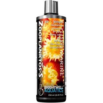 Brightwell Aquatics Presents Brightwell Aquatics (Bwell) Zooplanktos Zooplanktos-M Zooplankton 8.5oz 250ml. • Provides Zooplankton and Fully-Digestible, Unhatched Eggs • Ideally-Sized for Many Stony Corals, Clams, Sponges, Tunicates, Tube Worms, Larval Crustaceans, Juvenile Fishes, and Adult Planktivorous and Microinvertebrate-Predatory Fishes. • Formulated to Provide over Four-Thousand Prey Per Ml. • does not Require Refrigeration. • Supplemented with a Proprietary Amino Acid to Aid in Coloration of Invertebrates and Fishes. • Formulated by a Marine Scientist. [30827]