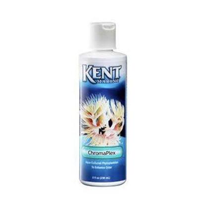 Kent Marine Presents Kent Marine (Kent) Chromaplex Phytoplankton 8oz. Chromaplex is a Unique Blend of Aquacultured, Naturally-Occurring Phytoplankton • Particles Range in Size from 5 to 25 Microns, Providing a Broad Range for Filter-Feeding Marine Invertebrates • Contains Essential Amino and Fatty Acids, Fiber, and High Levels of Carotenoids • Carotenoids have been Shown to Increase Coloration Intensity of Blue, Green, Orange, Yellow, and Red Pigments in Tissues of Filter-Feeding Marine Invertebrates • may also be Used to Supplement and Fortify Live Foods Such as Rotifers, Daphnia, and Brine Shrimp, as Well as Larval Fishes and Invertebrates • Contains no Yeast or Sugars! Kent Marine Chromamax is a Concentrated Blend of Aqua-Cultured, Naturally-Occurring Phytoplankton that has been Found to Increase Coloration in Filter-Feeding Marine Invertebrates. Rich in Protein, Omega-3 and Omega-6 Fatty Acids with Particle Sizes from 5 to 25 Microns. These Compounds Increase Metabolic Efficiency, can Enhance Immune Systems, Coloration, and Protect Sensitive Tissue from Exposure to Ultraviolet Radiation. [30839]
