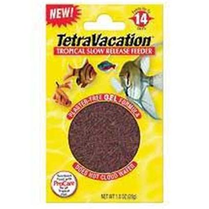 Tetra Usa Presents Tetra Vacation Feeder 5 Day 2 Pack 85oz. Now you can Feel Safe About Leaving your Fish when Traveling Existing Plaster Blocks are 'Old School' Technology that can Wreak Havoc on your Water Quality! Tetra's Innovative New Gel Feeder Block Contains no Plaster and Feeds Up to 14 Days with the Tetravacation™. Blended with Patented Procare for Optimal Health.- [30868]