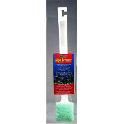 Jungle Laboratories Presents Jungle Algae Cleaning Pad with Long Handle 18'. Made of Nontoxic, Recycled Material, this Nonabrasive Pad Safely Cleans any Aquarium Surface Including Glass, Acrylic, Plexiglas or Plastic. Removes Algae, Water Lines, Salt Residue and Hard Water Deposits and is Handy for Cleaning Plastic Plants, Ornaments, Filters, Hoods, Frames, Stands and Other Aquarium Accessories. [30993]
