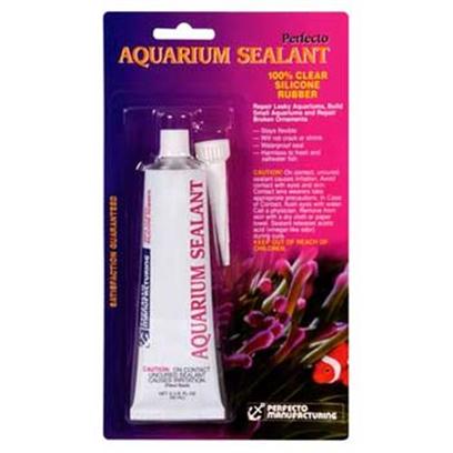 Perfecto Manufacturing Presents Pf Silicone Sealer 10.3oz (Cartridge). A 100% Clear Silicone Rubber Sealant for Repairing Leaky Aquariums, or Broken Ornaments. [31088]