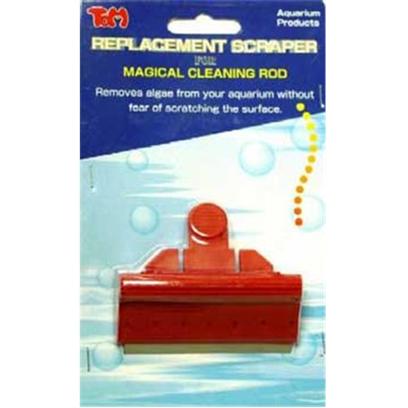 Tom (Tominaga/Oscar) Presents Tom Magical Cleaning Replacement Scaper Blade for the Rod. Replacement Stainless Steel Algae Scraper Fits #1238, #1239 and #1240 Attachment Easily Snaps into Algae Scraper. [31153]