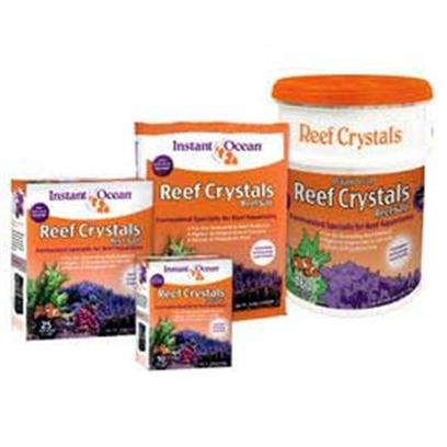 Instant Ocean-Aquarium Systems Presents Instant Ocean-Aquarium Systems (Io) Reef Crystal Salt 25gallon. Formulated for Reef Aquariums and Contains Essential Ocean Reef Elements in Concentrations Greater than Those Found in Natural Sea Water. Features Extra Calcium to Help Ensure the Growth of Large and Small Polyp Stony Corals as Well as Coralline Algae; Extra Trace Elements to Provide an Additional Measure of Vital Nutrients; Extra Vitamins to Ensure Vigorous Growth and Survival of Corals, Anemones and Other Invertebrates in a Captive Environment; Metal Detoxifier to Neutralize Traces of Heavy Metal Often Present in Domestic Water Supplies. [31179]