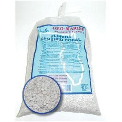 Carib Sea Presents Carib Crushed Coral 15lb. Florida Crushed Coral™ - it's the only Crushed Coral with Aragonite, which Provides Up to 25 Times the Buffering Power of Other Crushed Corals, Dolomite, or Oyster Shell. Use in Undergravel Filtered Systems or Reverse Flow Beds. A Solid and Economical Performer. Grain Size 2.0- 5.5 Mm.. [31218]