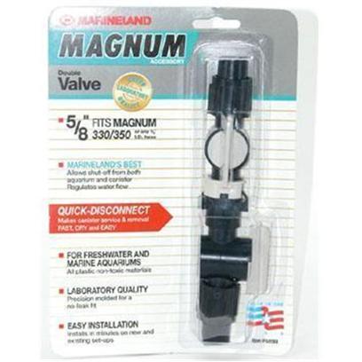 Marineland Presents Marineland (Ml) Doublecock with Quick Disconnect Double Stopcock 1/2'. For Fast, Dry, Easy Magnum Maintenance. 24 Per Case .220 Pounds [31534]