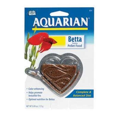 Aquarium Pharmaceuticals Presents Aquarium Pharmaceuticals (Ap) Aquarian Betta Food 2.5 G. Optimal Nutrition for Healthy, Active Bettas. Promotes Vibrant Colors and Reduces Frequency of Water Changes. [31965]