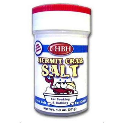 Hb.H. Enterprises Presents Hbh Hermit Crab Soaking Salt. Use this Natural Sea Salt for Soaking and Bathing Hermit Crabs. Contains Extra Calcium for Exoskeleton Strength and to Assist in Molting. 2.6 Oz [32011]