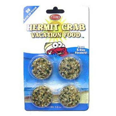 Hb.H. Enterprises Presents Hbh Hermit Crab Vacation Food. For Hermit Crabs. Each Disc Feeds Up to Three Medium-Sized Hermit Crabs for Up to 5 Days, Equaling 20 Days Worth of Food! For Ultimate Convenience, Use as a Staple Diet. .8oz [32012]