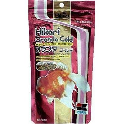 Hikari Usa Presents Hikari Oranda Gold 3.5oz-Mini Pellet. A Food Developed Specifically to Promote Prominent Head Growth while Enhancing the Coloration of Goldfish Kept Indoors where Adequate Uv Rays are not Available to Help them Formulate Colors. Great for Oranda, Lionhead, Azumanishiki, Ranchu and Most Other Fancy Goldfish. Regular Feeding Insures Desirable Body Structure and Excellent Appearance. [32072]