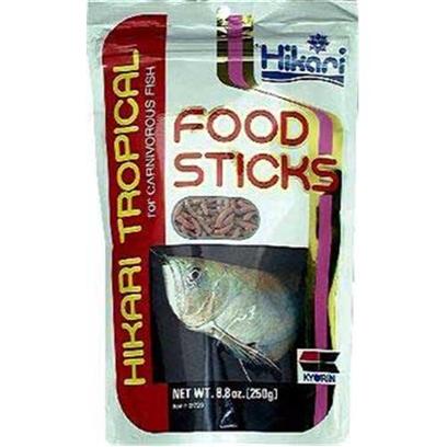 Hikari Usa Presents Hikari Tropical Carnivore Stix Food Sticks 8.8oz. Food Sticks™ are a Complete, Nutritionally Balanced Formulation, Developed for Carnivorous Fish Whose Main Diet of Live Food Tends to Cause Nutritional Deficiencies. Using Food Sticks™ Instead of Live Foods Reduces the Chance of Infection from Parasites or Bacteria Found in Most Live Foods. [32090]