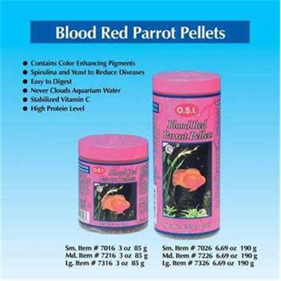 Buy Parrot Fish Food products including Ocean Star International (Osi) Blood Red Parot Pellet 3oz, Ocean Star International (Osi) Blood Red Parot Pellet 6.69oz Category:Cichild Food Price: from $3.99
