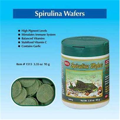 Ocean Star International Presents Ocean Star International (Osi) Wafer Spirulina 3.35oz. O.S.I. Spirulina Wafers are a Sinking Diet Suitable for Larger Fishes that will Accept Food from the Bottom of the Aquarium. They are Especially Good for Large Cichlids and Plecos. Their High Spirulina Content will Help Color your Fishes and Stimulate their Immune Systems to Attack Many Types of Bacteria. A Full Compliment of Vitamins are Included to Keep your Fish Healthy. 3.0 Oz. (85 G) [32256]