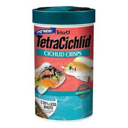Tetra Usa Presents Tetra Cichlid Crisps 8.82oz. The Ultimate in Fish Nutrition, Formulated Specifically for Cichlids. Crisps are Half Green (Concentrated Algae Extract) and Half Beige (Cichlid Staple). The Food Offers all of the Crisps' Benefits and a Higher Vegetable Content -- Ideal for Top and Mid-Water Feeding Cichlids. [32265]