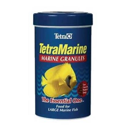 Tetra Usa Presents Tetra Marine Granules 7.94oz Doro-Marin. Perfect for Large Marine Fish, these Slow-Sinking Granules are Easier for Large Fish to Eat. This Food is also Suitable for Many Marine Crustaceans and Anemones. Available in 7.94oz, 500ml Container [32287]