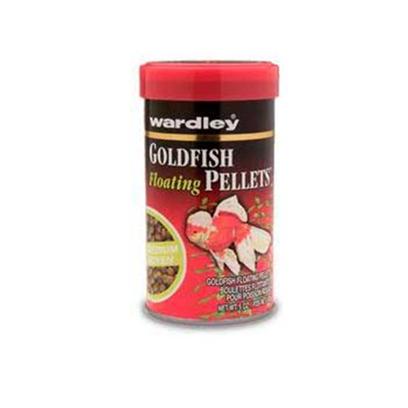 Wardley Presents Ward Goldfish Pellet 10 Pellets-Medium 5oz. Wardley(R) Premium Goldfish Floating Pellets(Tm) is a Nutritionally Balanced Formula with a Variety of Highly Digestible Ingredients Tailored to Meet the Energy Needs and to Help Accentuate the Color of all Goldfish. Wardley(Tm) Premium Goldfish Floating Pellets(Tm) Contains a Stabilized Form of Vitamin C, which Aids in Normal Wound Healing, Disease Resistance, and Normal Bone and Gill Development. [32312]